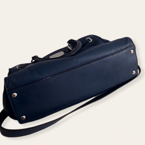 MICHAEL KORS Navy Leather Bag - Picture 4 of 11